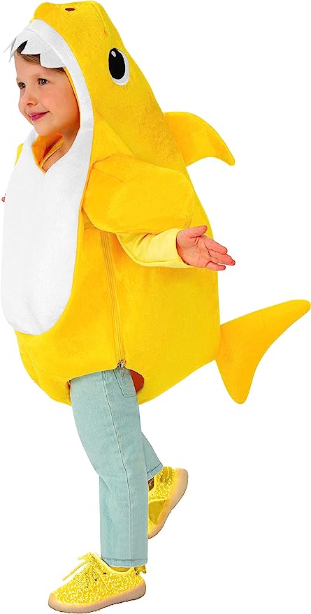 Rubie's Kid's Baby Shark Costume with Sound Chip is one of the best toddler Halloween costumes