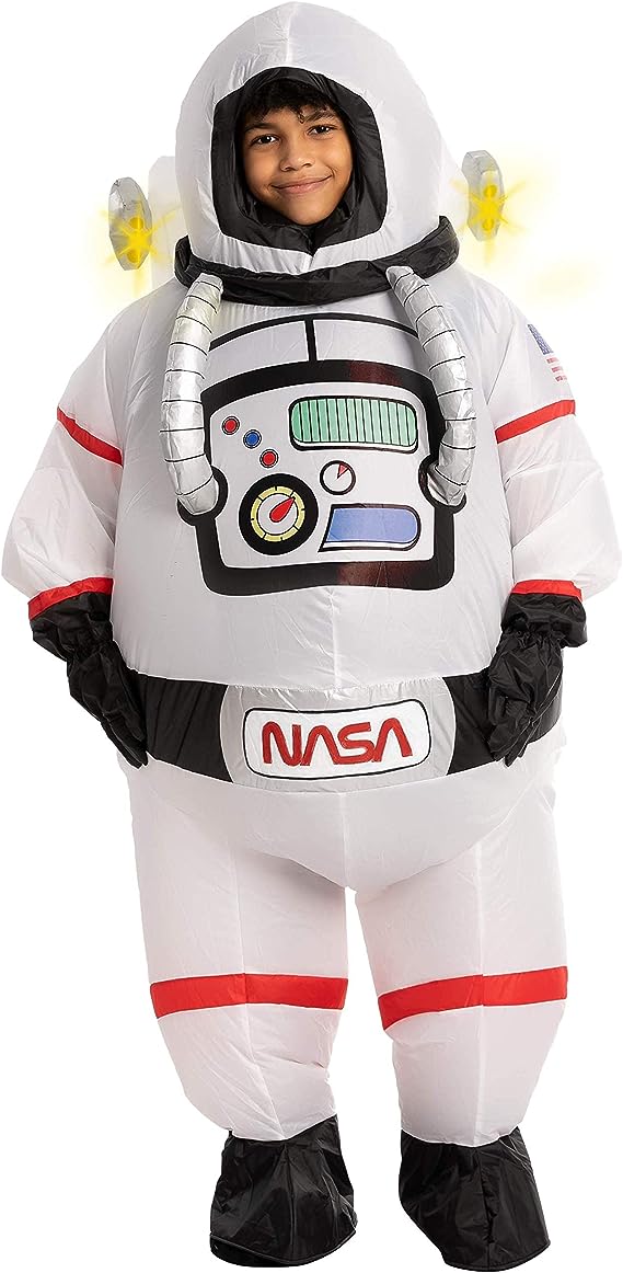 nasa astronaut inflatable costume for kids, funny halloween costume