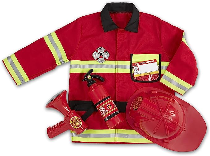 Melissa & Doug Fire Chief Outfit, best toddler Halloween costumes