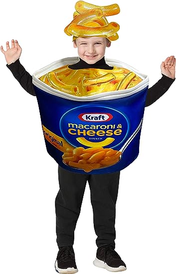 kraft macaroni and cheese costume, funny halloween costume