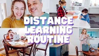 A look into my distance learning routine