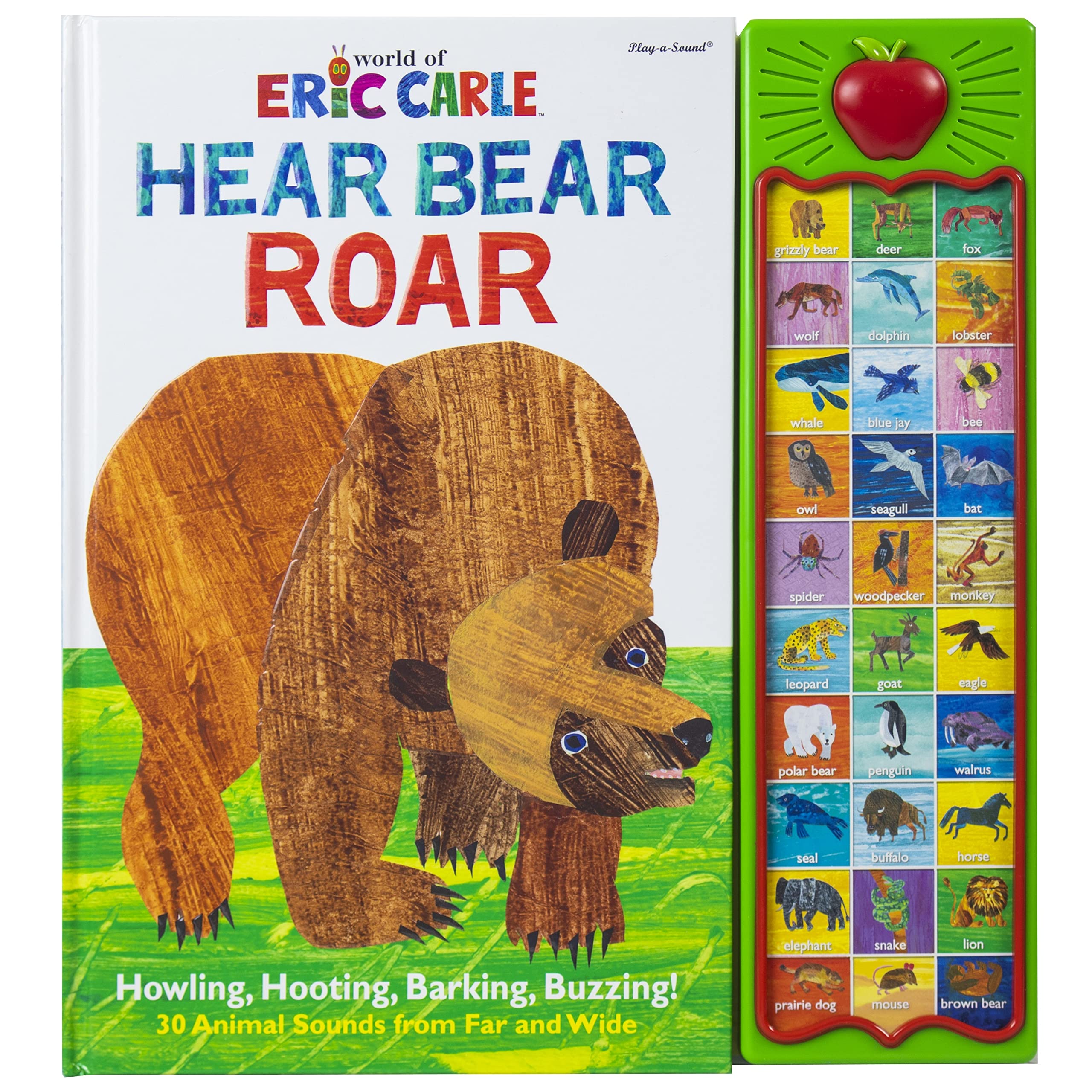 best toddler books, hear bear roar by eric carle