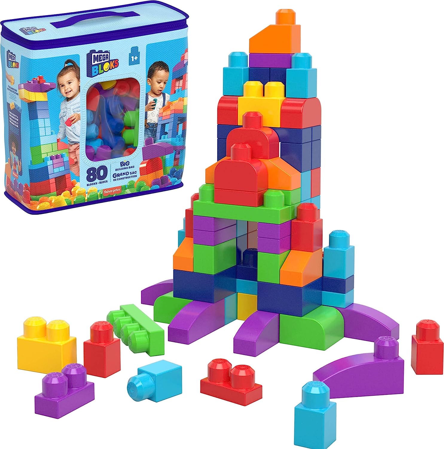 mega blocks building set for kids, best toys for 2-year-olds