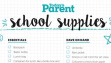 Printable school supplies checklist