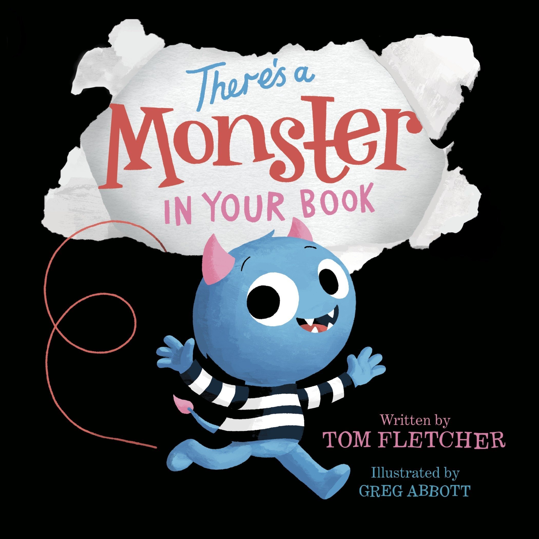 best toddler books, there's a monster in your book