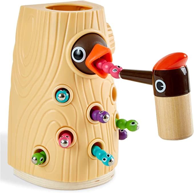 woodpecker magnet game, best toys for 2-year-olds