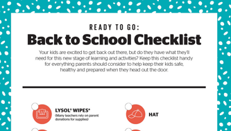 Get prepared with our back to school checklist