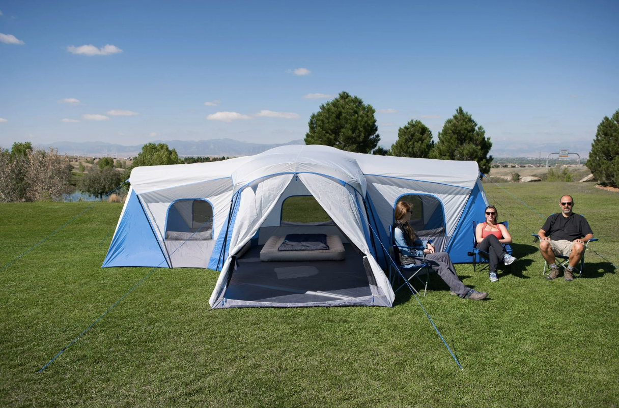 ozark three room tent, best large family tent