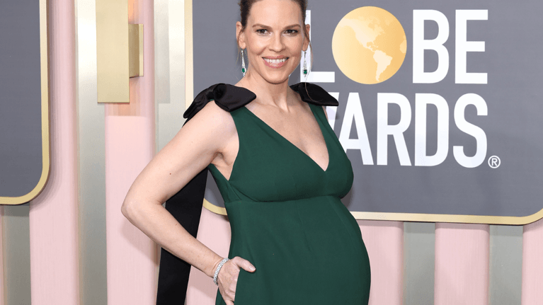 Hilary Swank Welcomes Twins, Shares Easter Photo